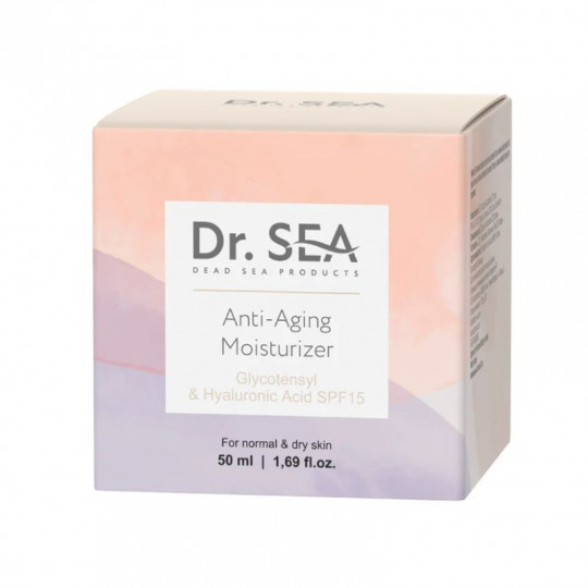 DR. SEA Gesichtscreme feuchtigkeitsspendend mit Glykotensyl-Komplex und Hyaluronsäure LSF15, 50 ml – Bild 3